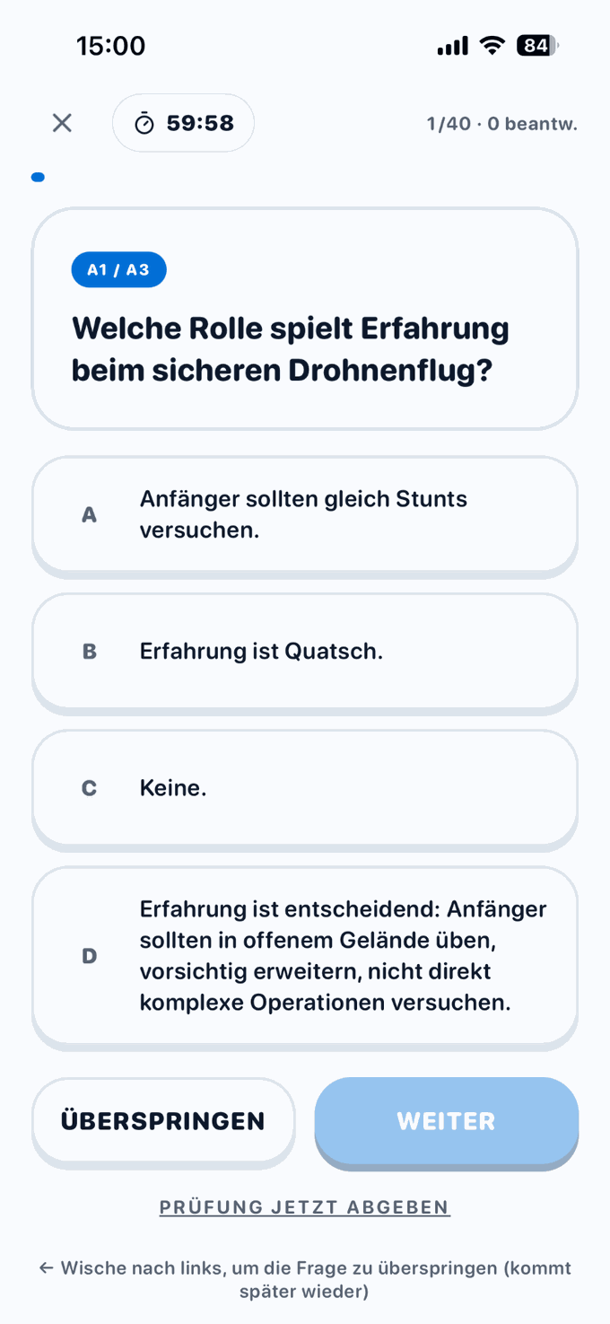 DroneAce App Screenshot