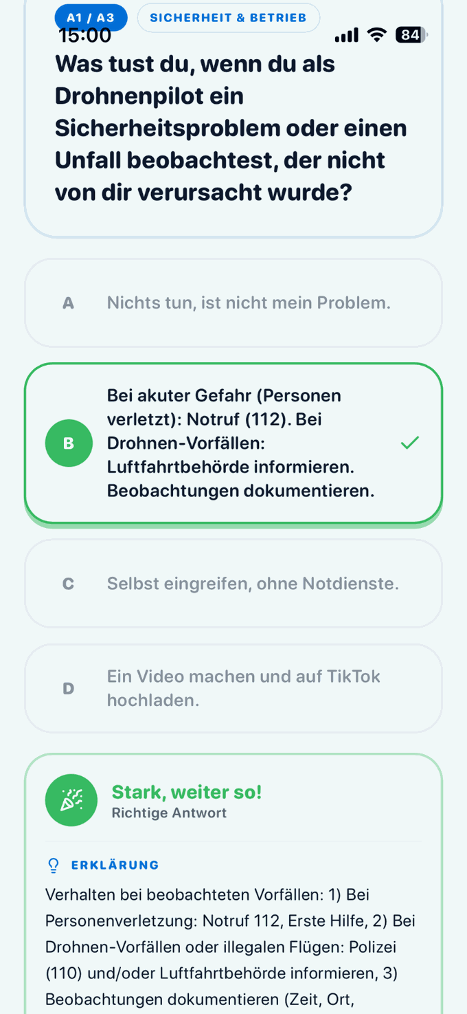 DroneAce App Screenshot