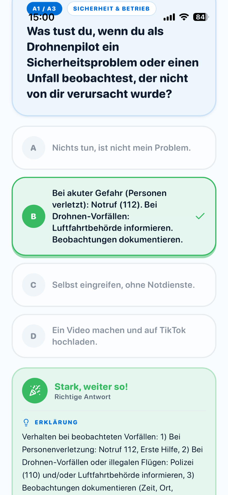 DroneAce App Screenshot